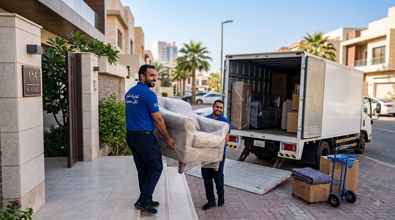 تجربة مميزة في نقل العفش في الكويت